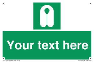 Custom sign safe condition Lifejacket